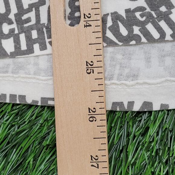 Vintage Funny Naughty But Nice AOP Shirt Large 21x26 White Gray - Picture 13 of 13